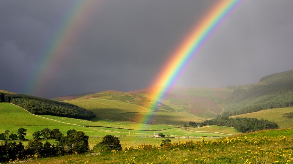 Double rainbow photo