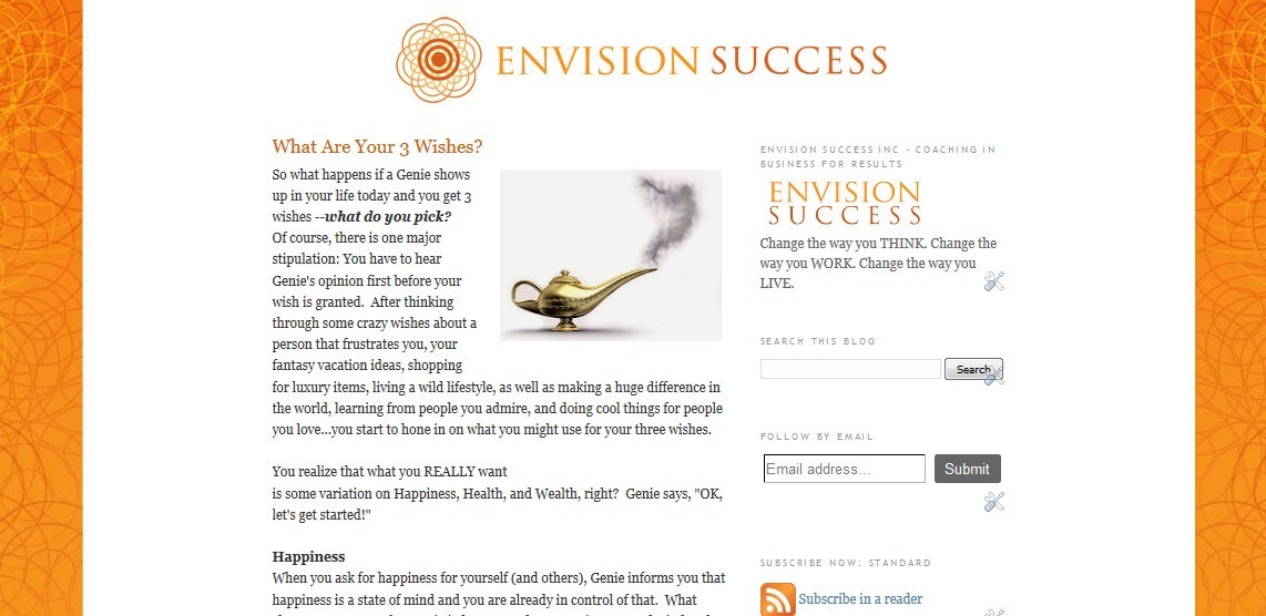 Envision Success Inc For RESULTS Blogger